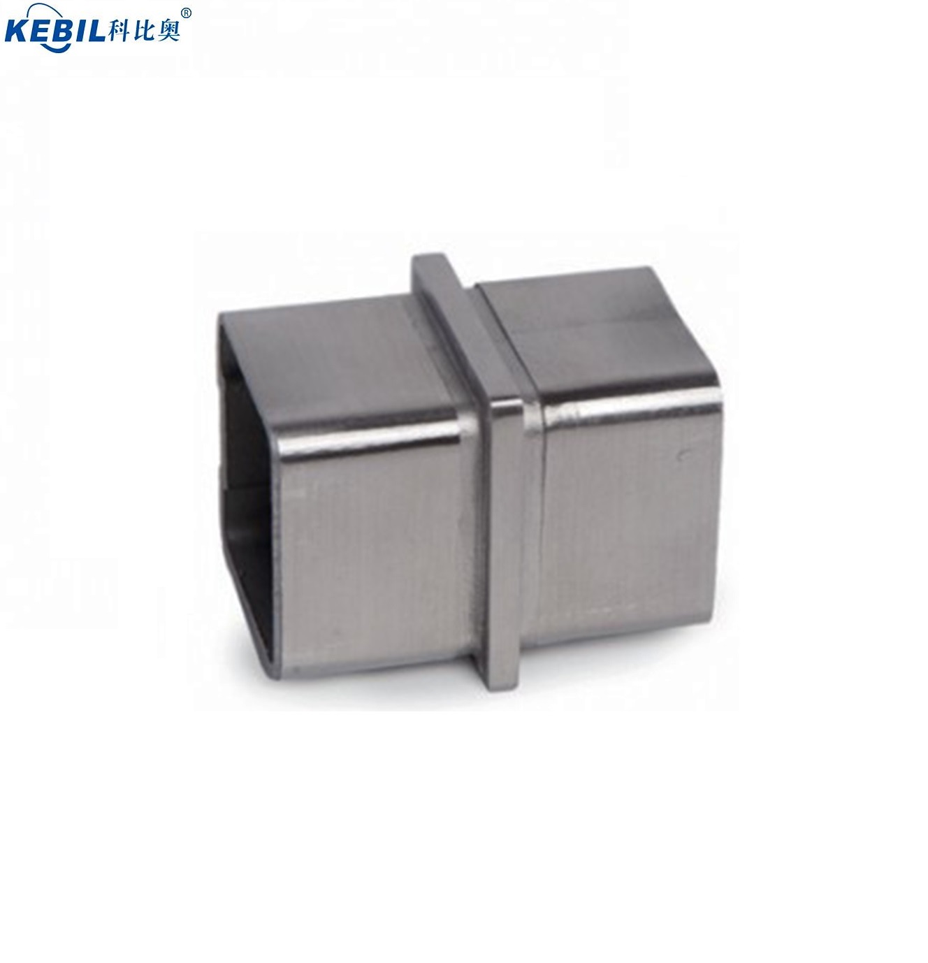Stainless Steel Handrail Railing Connectors For Square Tubes