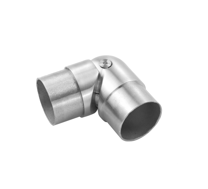 Adjustable Tube Connector Elbow SS304 0-180 Degree Handrail Brackets