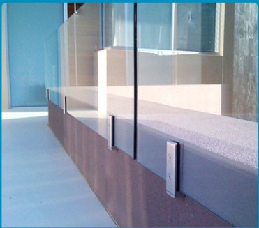 Balustrade Stainless Steel Fascia Glass Spigot for Frameless Glass Railing