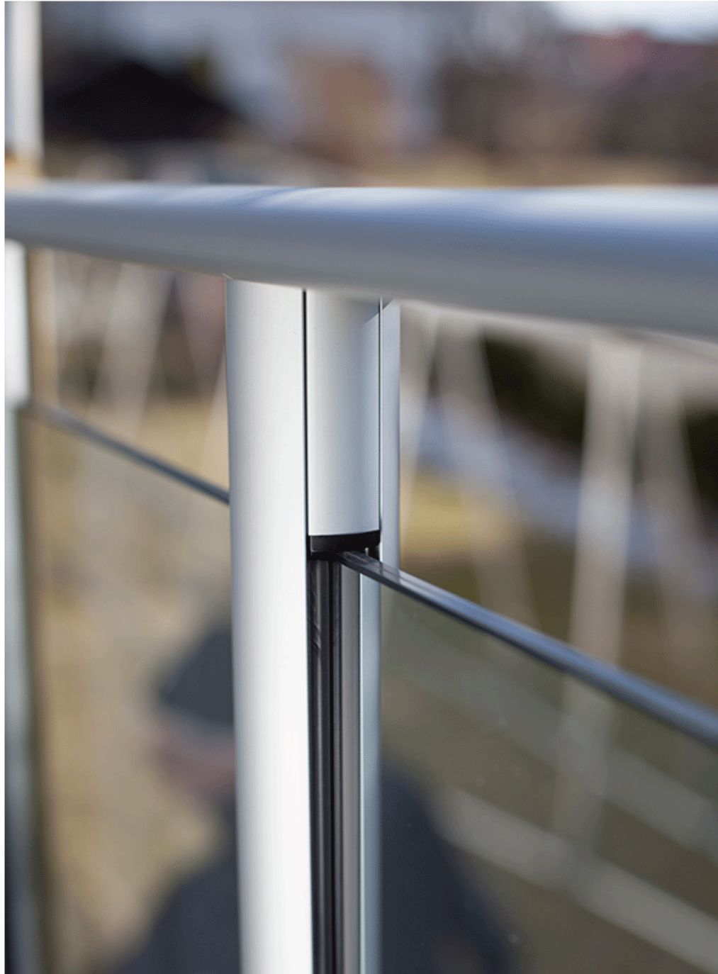 porcelana Poste de balaustrada para barandilla de vidrio de aluminio fabricante