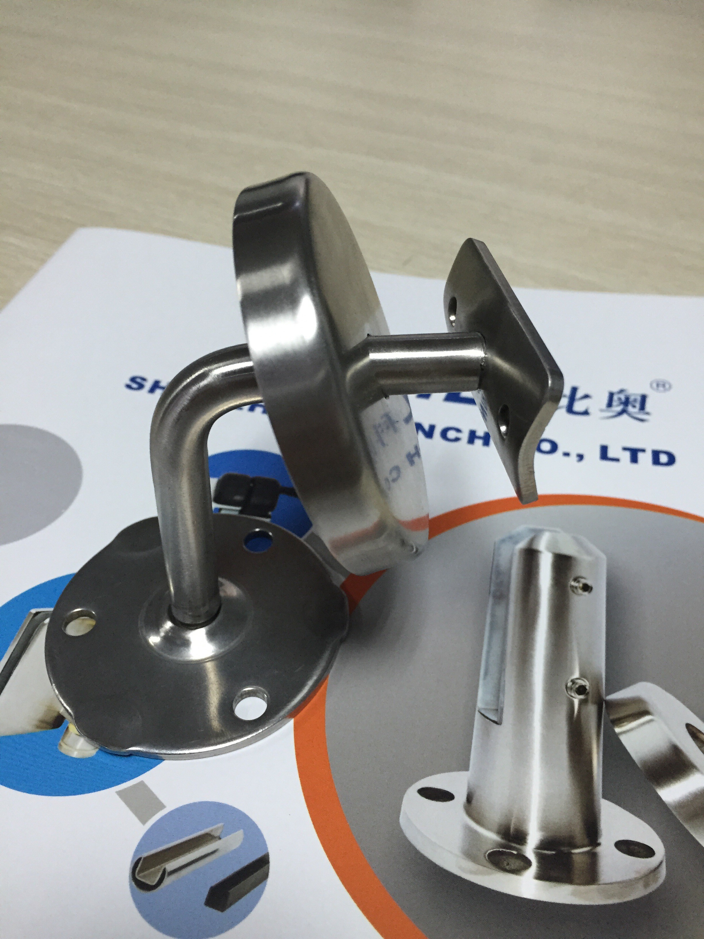 Balustrade wall mounting handrail bracket made in stainless steel 316