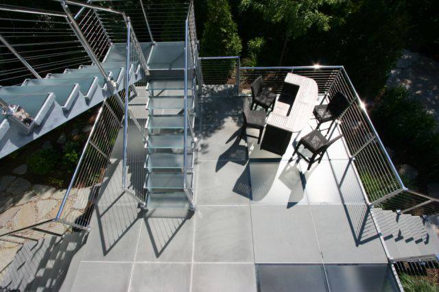 Cable railing system stainless steel 316  balustrade post for sale !