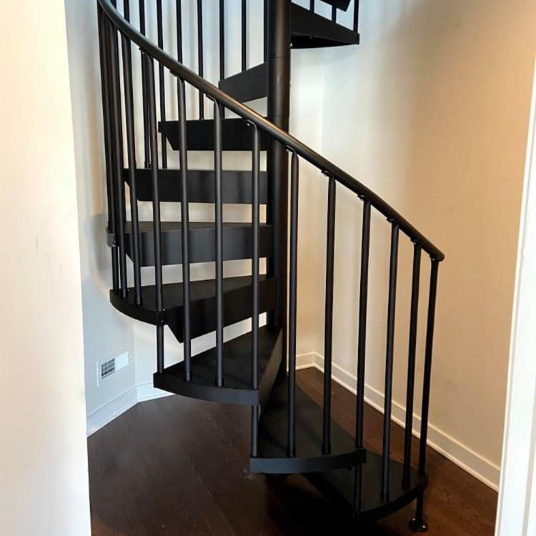 Cheaper Galvanized Steel Balustrade Formed Tip with Punch for Sprial Stair