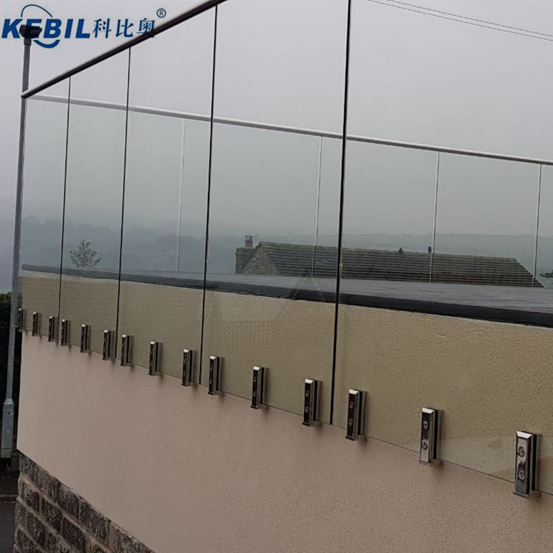 Grifo de vidrio de montaje lateral dúplex 2205 para valla de piscina o barandilla de vidrio para balcón