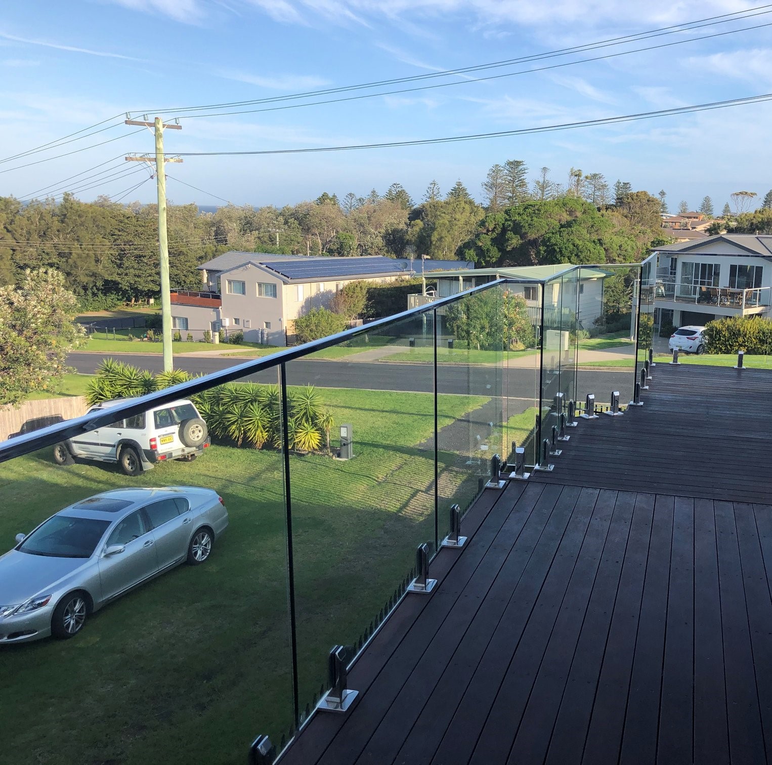 Frameless Balustrade Glass Railing 10-12mm Kebil Australia Glass Pool Spigot And Pool Glass Fence