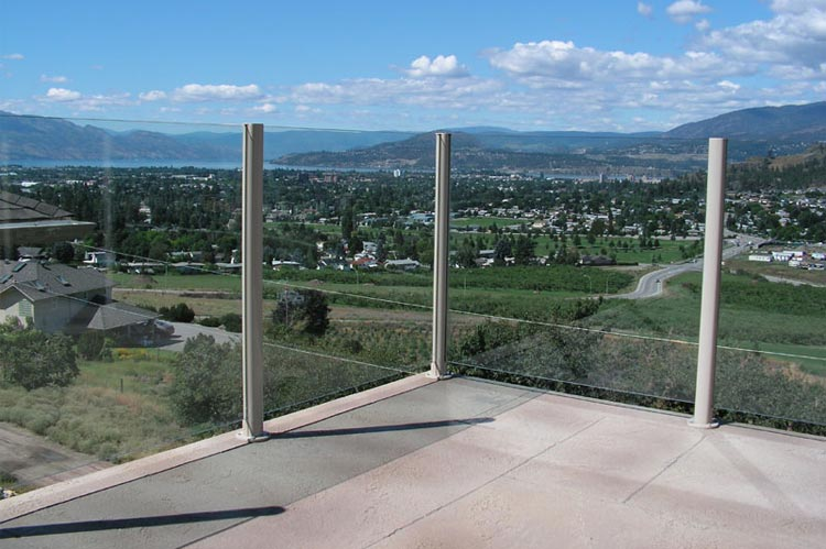 Glass Balustrade Deck Railings Handrails Aluminum