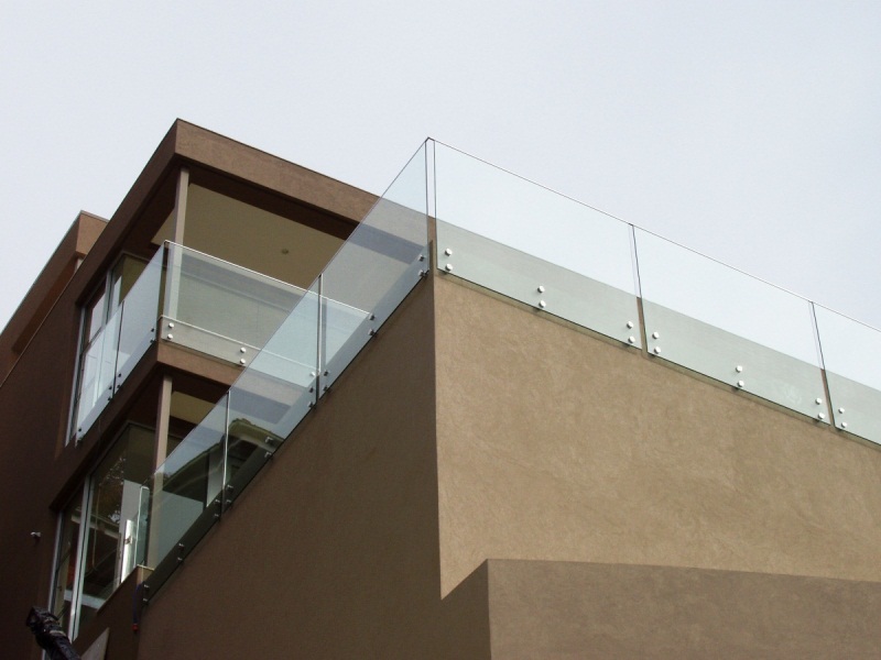 System balustrad szklanych Balustrada ze stali nierdzewnej