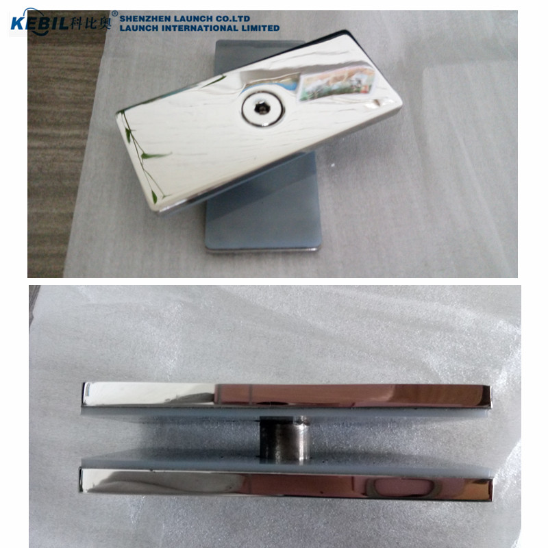 Glass Railing Hardware Square Glass to Glass Holder Clamp