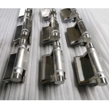 China Glass Wall Hinge Square Spring Self-close Hinges Pool Fencing Use Stainless Steel Glass Hinge manufacturer