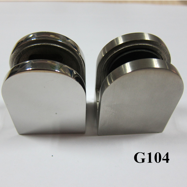 Glass clamp/glass clip for stainless steel glass balustrade G104