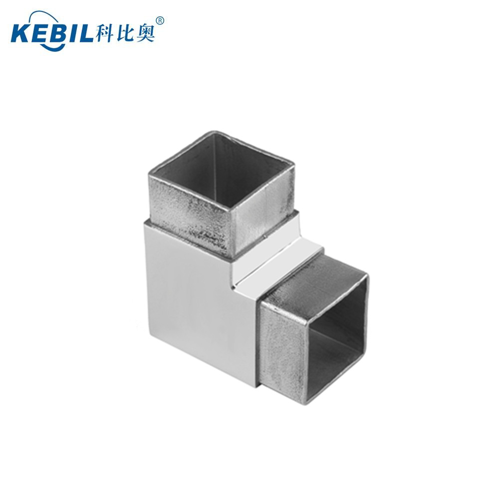 Handrail Pipe Connector 90 Degree Square Tube Elbow for 1.5mm tube