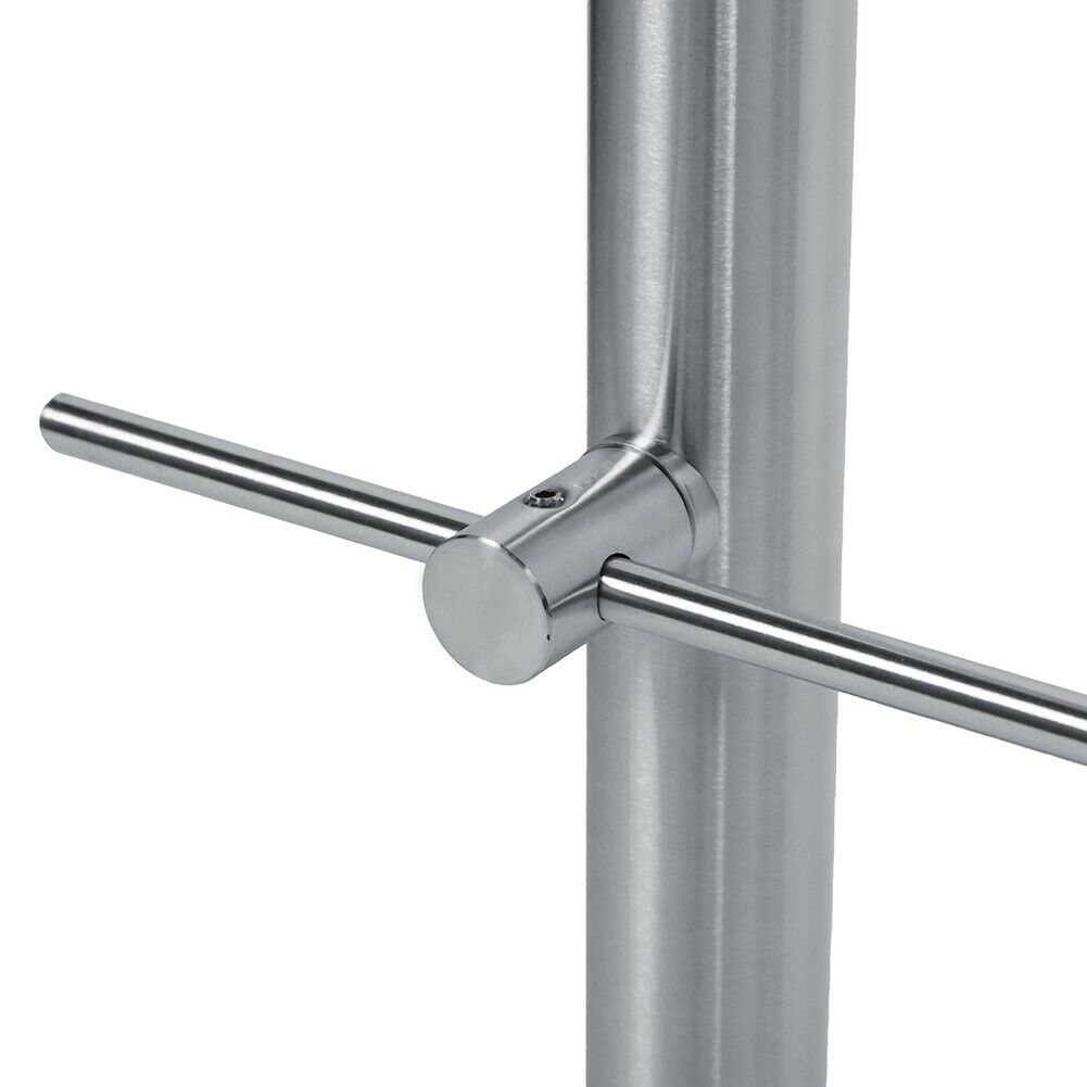 Inox roestvrijstalen crossbar railing crossbar houder bar connector