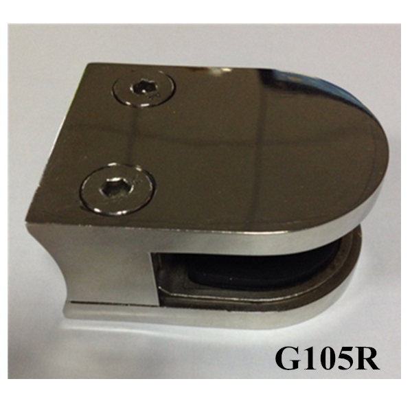 Bezpieczeństwo 10-12mm używane szkło balustrada szkło zacisk G105R