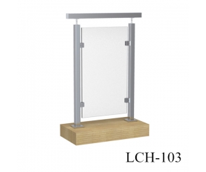 Шэньчжэнь запуск из нержавеющей стали 316 квадратных стеклянными перилами балясины для вне двери балкона перила конструкций, LCH-103