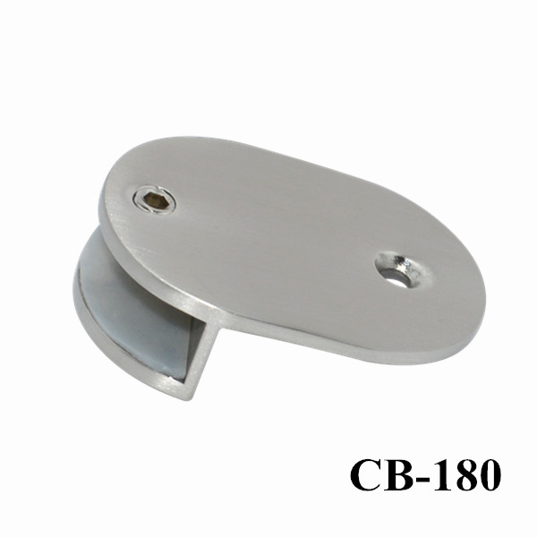 Side mount wall mounting glass clamp CB-180