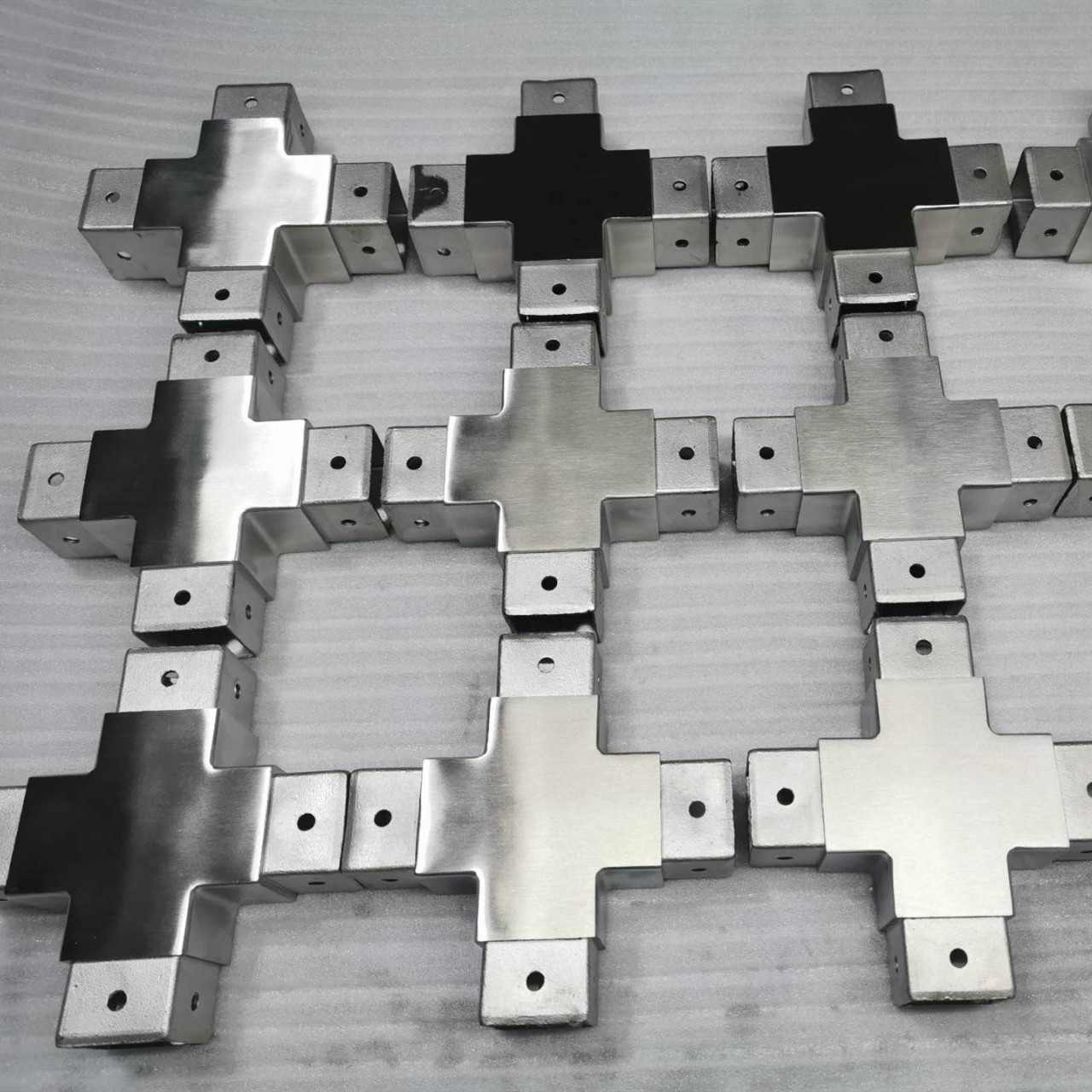 Square Tube Connectors Pipe Fittings of Stair Handrails Accessories