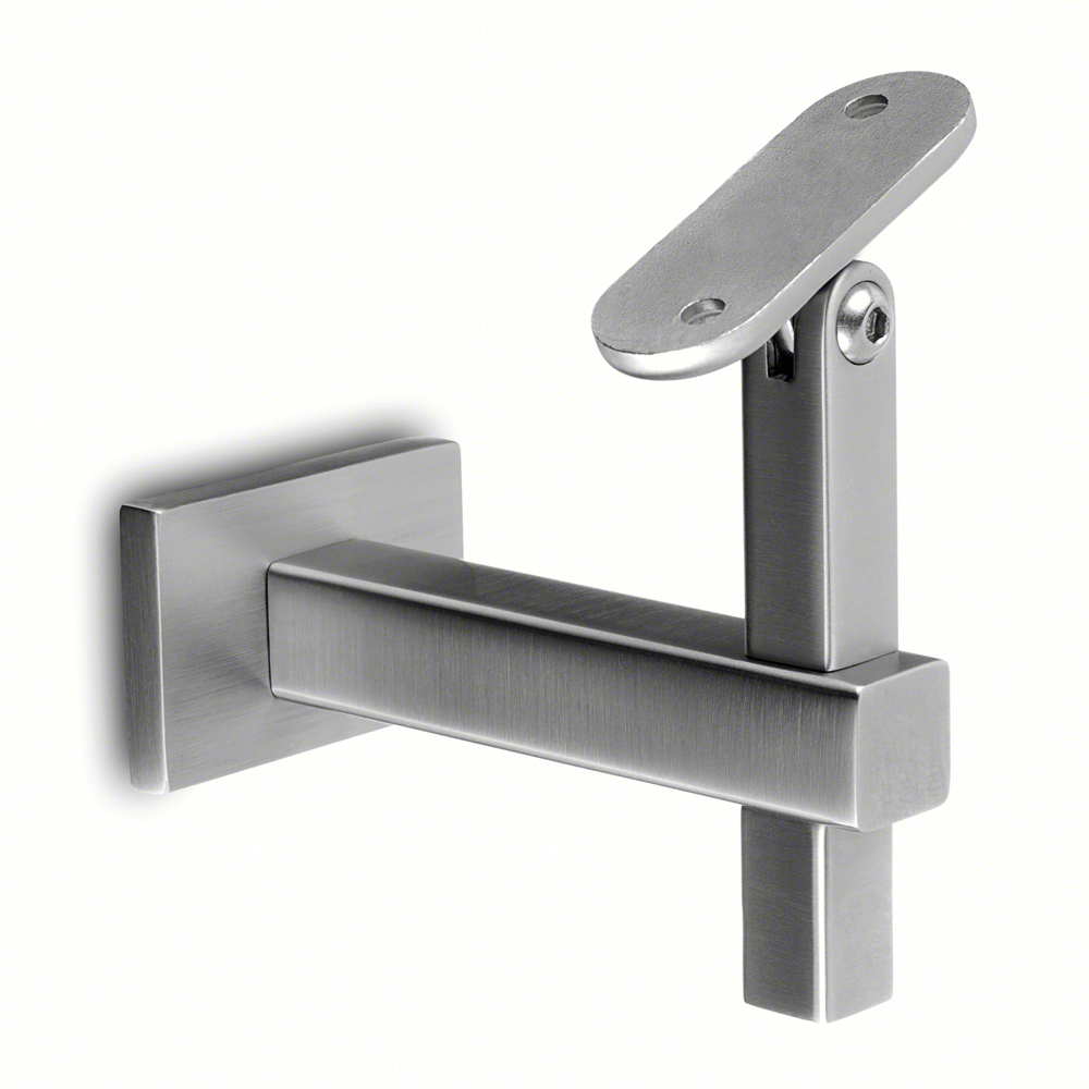 Square tube and wall connect stainless steel bracket