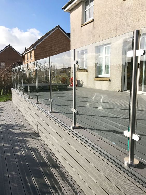 Stainless Balustrade Post for Glass Railing