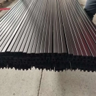 Китай Из нержавеющей стали 316L стеклянные перила черный цвет квадратный слот трубки перила и фитинги производителя