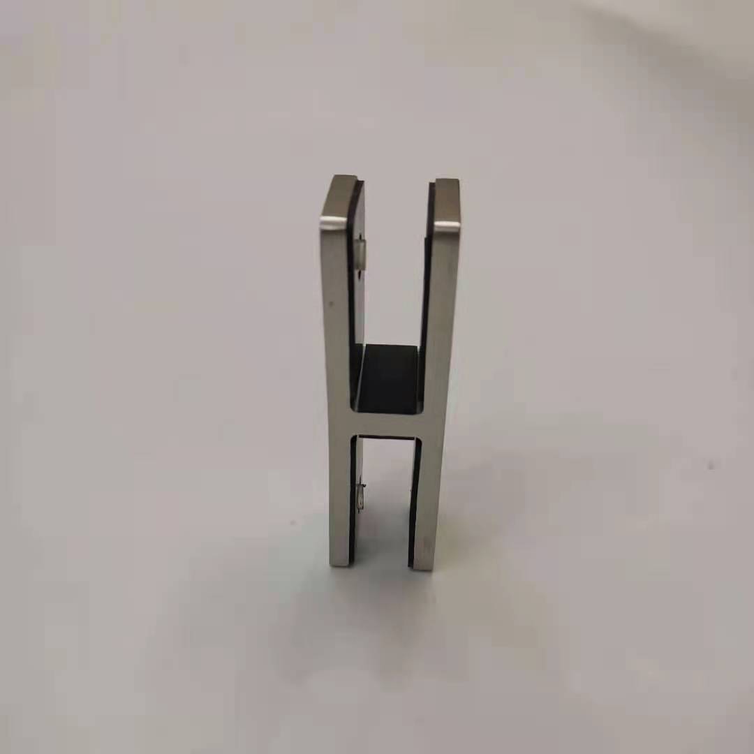 Stainless Steel Glass To Glass 180 Degree Corner Glass Clamp Clips
