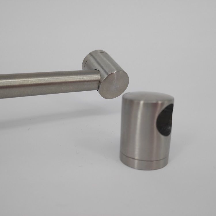 Stainless Steel Ręcznie Poręcz Rura Adapter Holder Crossbar