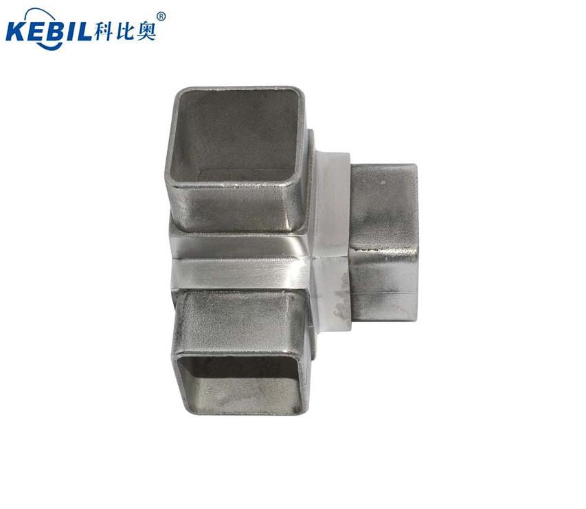 Stainless Steel Square 3-way Square Tube Connector