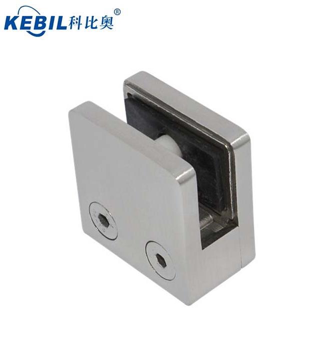 Stainless Steel Square Shape 15mm Glass Handrail Clamp for Balcony Railing Designs
