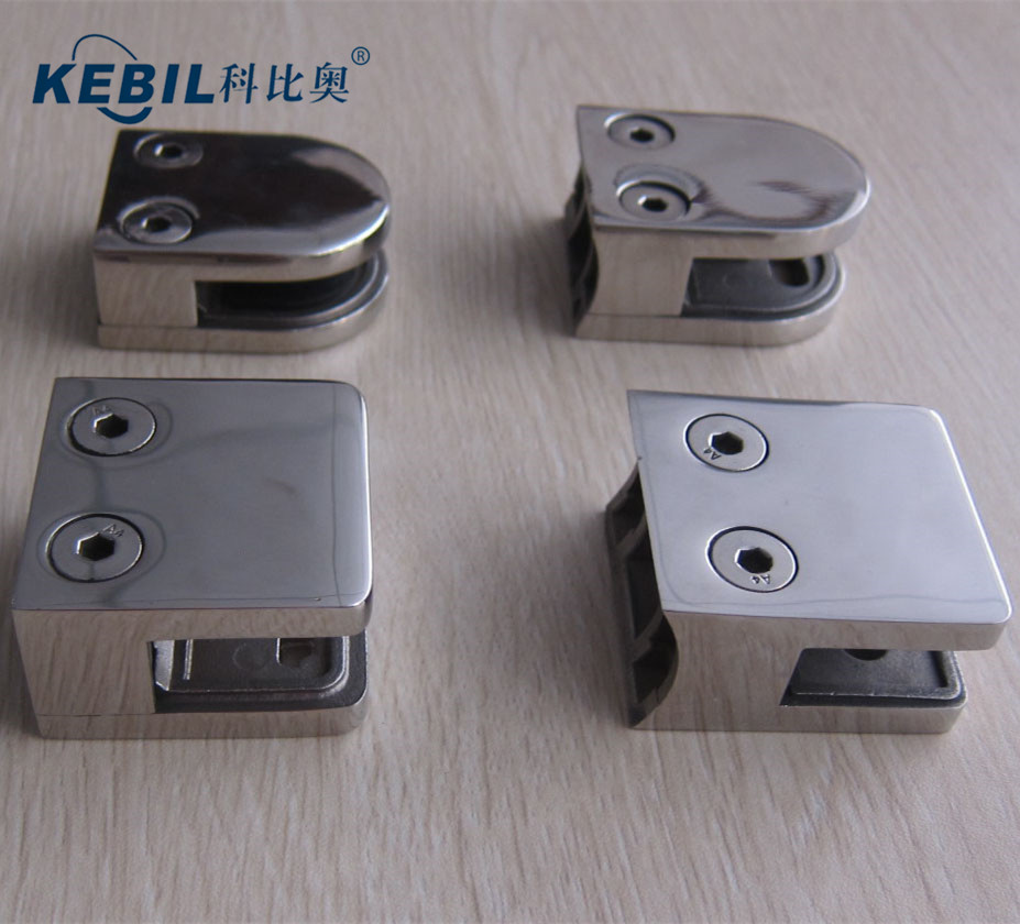 Stainless Steel Wall Mounted Glass Clamps for Railing