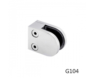 Ανοξείδωτο χάλυβα 304/316 D γυαλί σφιγκτήρα για 8-10mm γυαλί G104