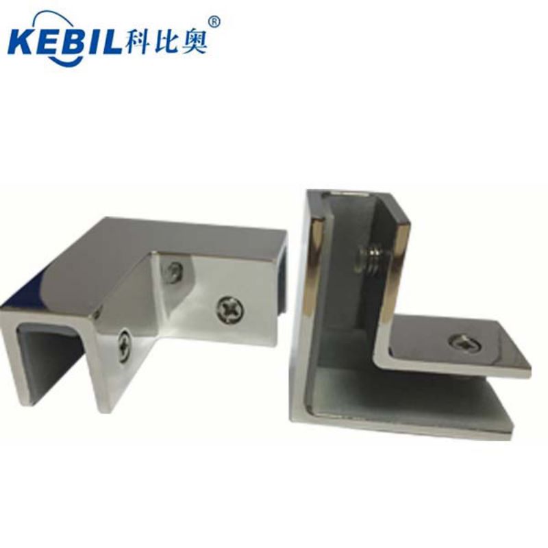 Stainless steel 90 degree corner glass clamp for glass railing system