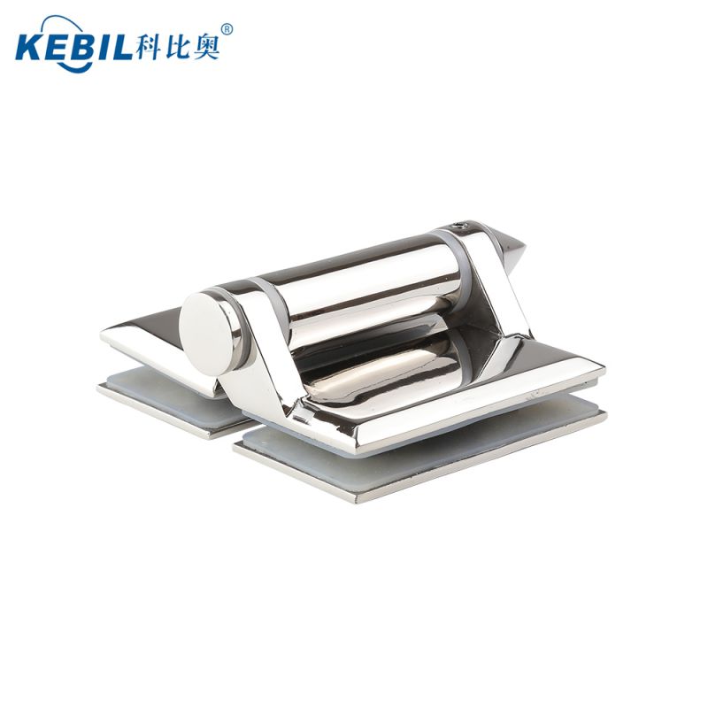 Stainless steel spring loaded self-closed glass hinge for swimming pool fence door