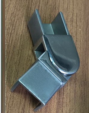 Conector ajustable para barandillas de acero inoxidable cuadrados rieles superiores