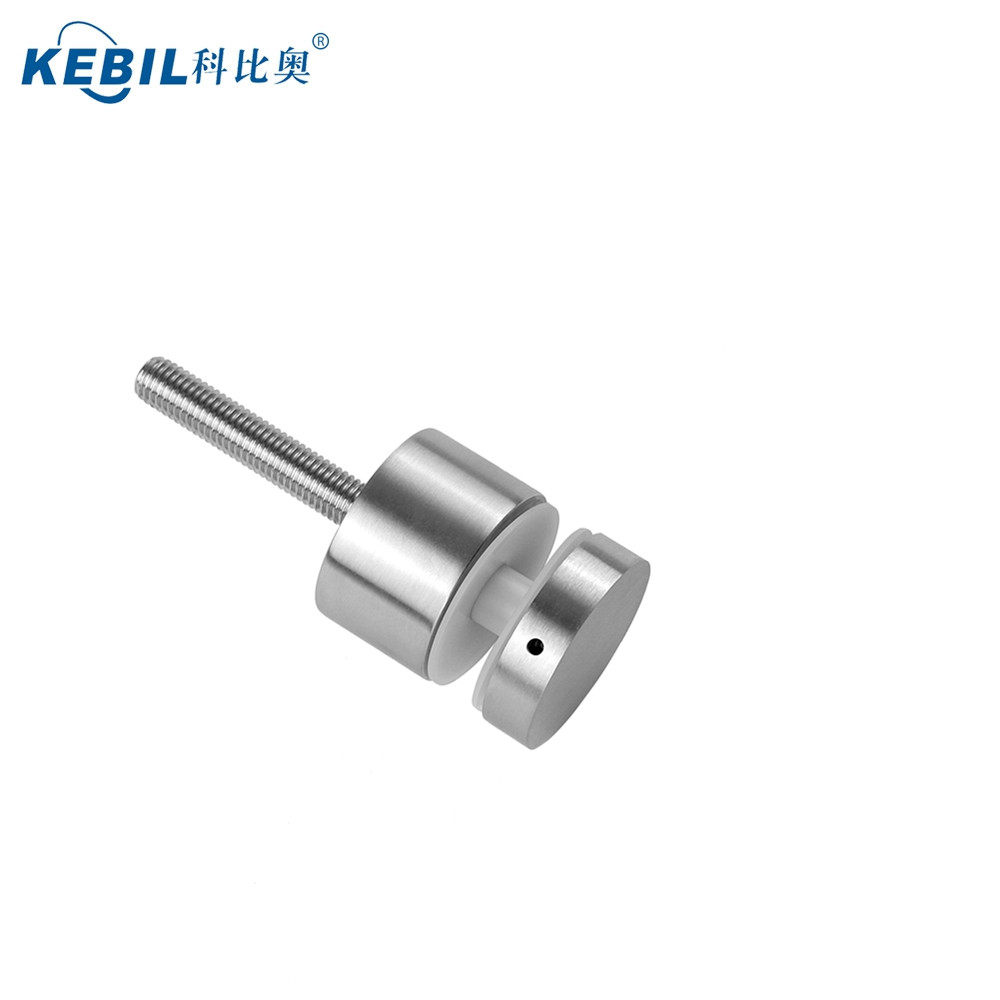 brushed stainless steel CRL glass rail standoff fittings