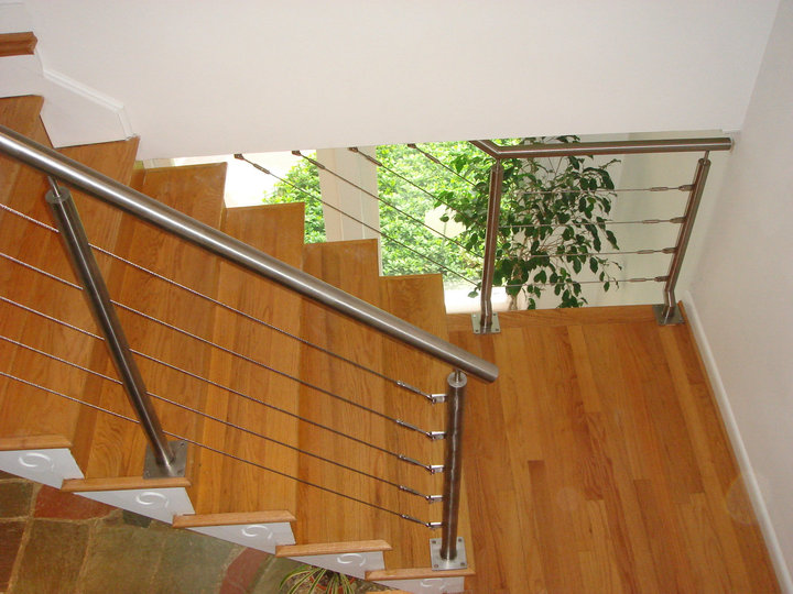 cable railing for modern home design