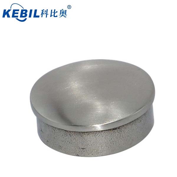 cheap stainless steel polished round tube balustrade post fitting end cap LCH-214 wholesale