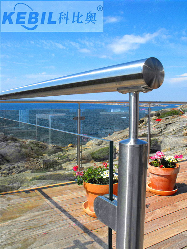 cheap stainless steel polished round tube balustrade post fitting end cap LCH-214 wholesale