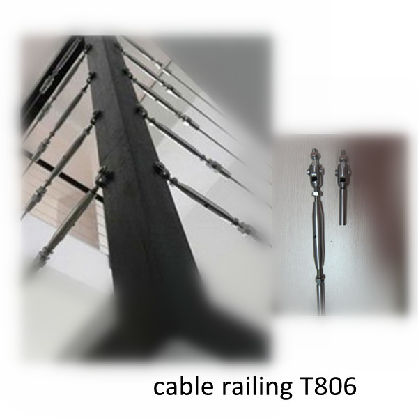china factory direct stainless steel cable railing fitting cable tensor T806