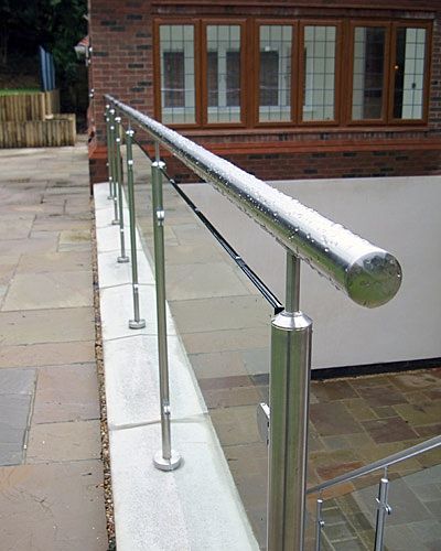 china supplier stainless steel post handrail glass banister balcony railing