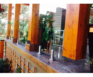 γυαλί φράχτη κάνουλα για τη διακόσμηση εσωτερικών χώρων βεράντα