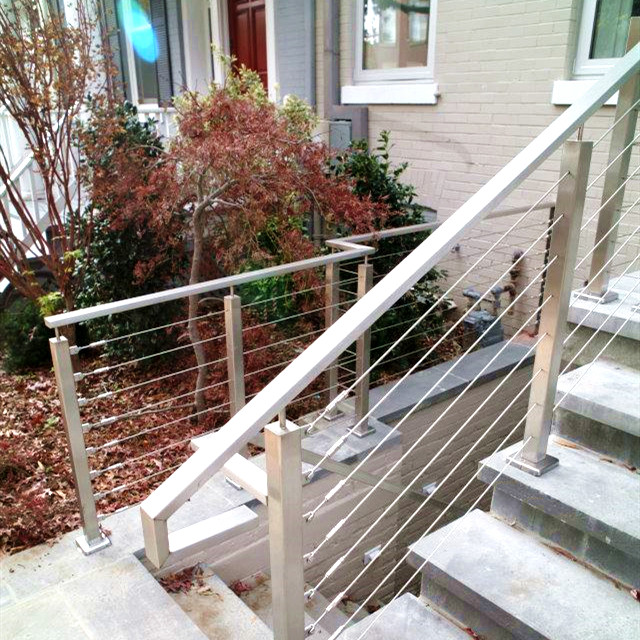 indoor handrail design stainless steel railing stairs