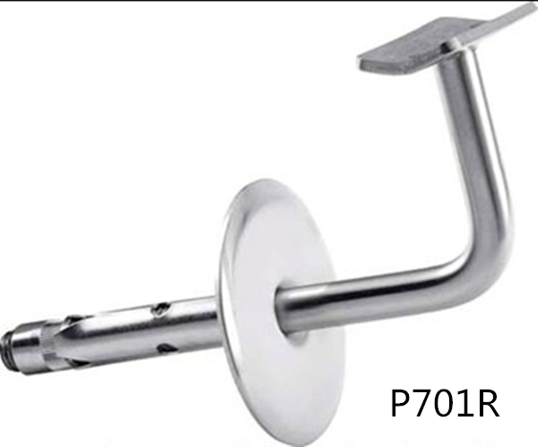 inox or stainless steel wall mounting handrail bracket for round pipe handrail
