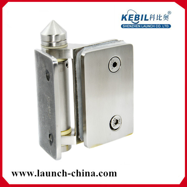mirror or satin polished stainless steel 316 casting glass to square post/wall hinge