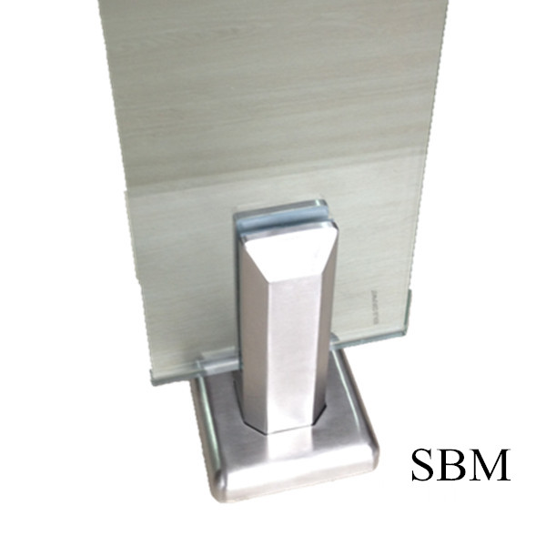 stainless steel 316 frameless glass fencing spigot square base plate spigot