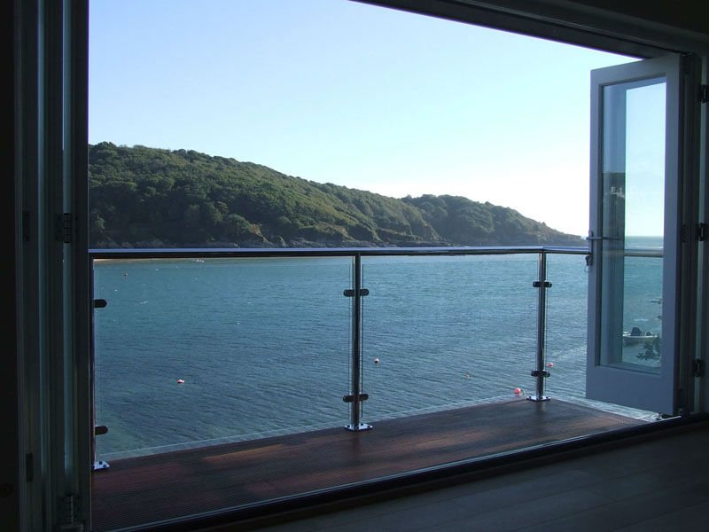 barandilla de acero inoxidable diseño de barandilla de vidrio posterior barandilla de balcón
