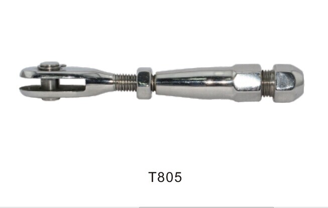 aço inoxidável sistema de cabo trilhos roscado internamente a tensão do cabo, T805