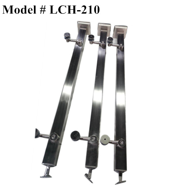 stainless steel glass railing end post LCH-210