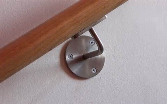 soporte de barandilla de acero inoxidable para tubo cuadrado