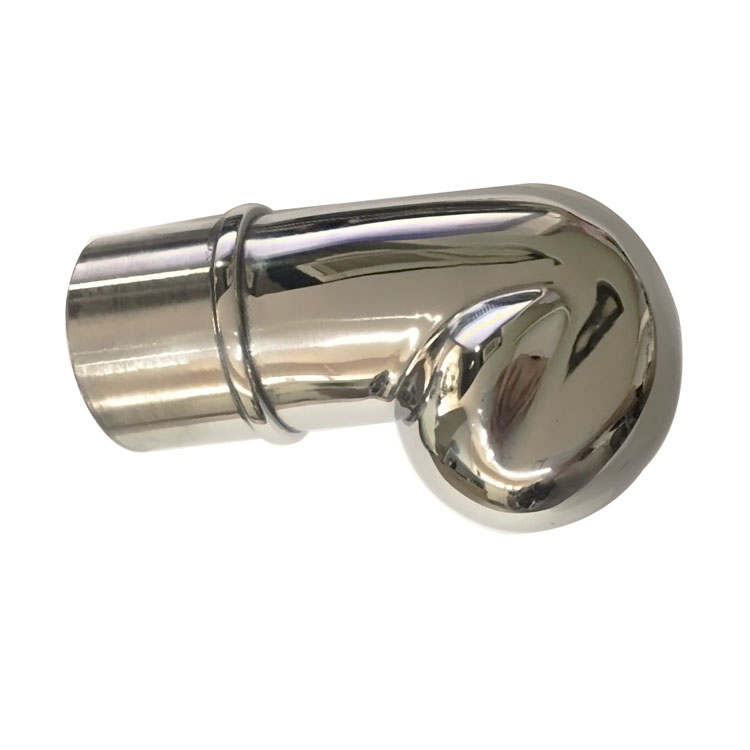 stainless steel handrail curved end cap