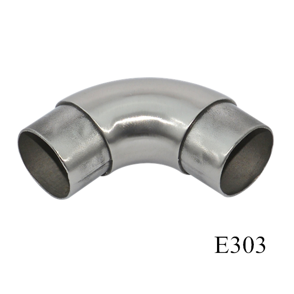الفولاذ المقاوم للصدأ الدرابزين أنبوب مشترك، E303