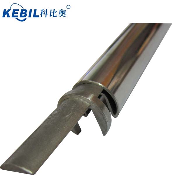stainless steel round mini top rail fittings for glass handrail system